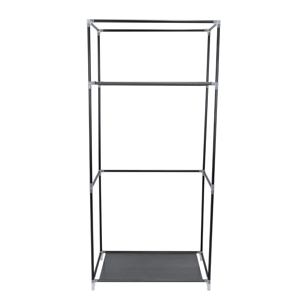 CLOSET PORTÁTIL JEASKEN, NEGRO, VARIEDAD DE ENTREPAÑOS EN TELA - Image 8