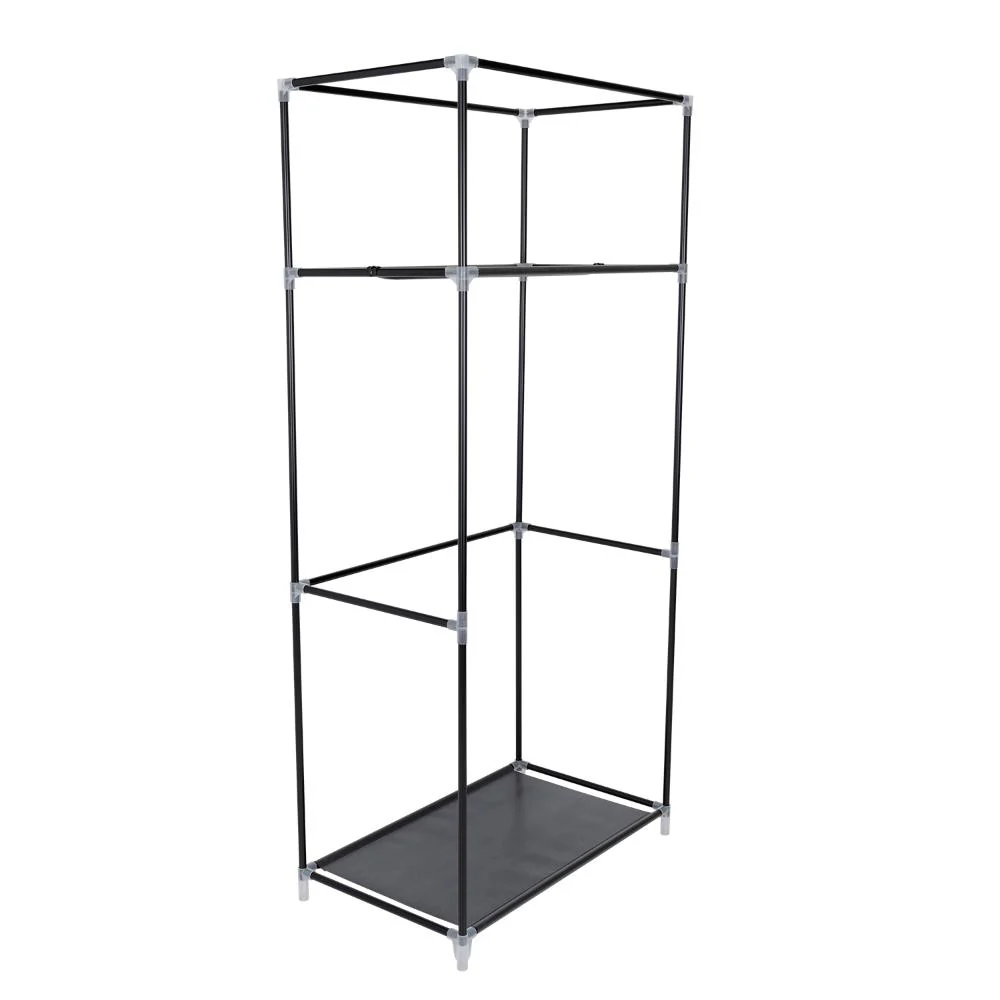 CLOSET PORTÁTIL JEASKEN, NEGRO, VARIEDAD DE ENTREPAÑOS EN TELA - Image 9