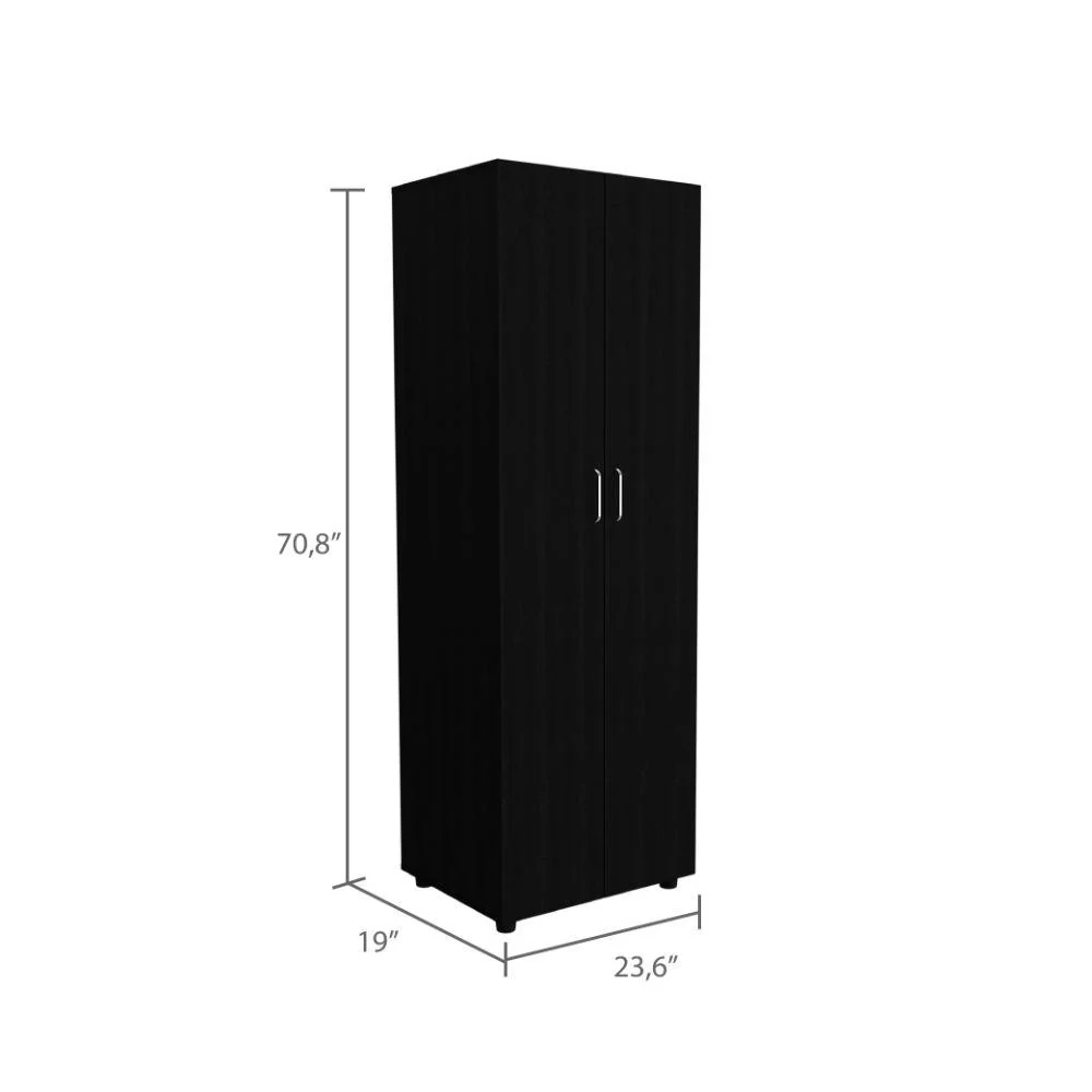 CLOSET RAYO, WENGUE, CON DOS PUERTAS Y TUBO EN SU INTERIOR    ZF - Image 6