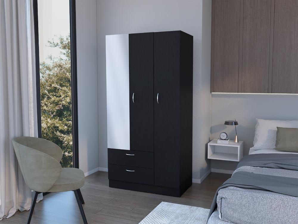 CLOSET RIVERS, WENGUE, CON TUBO PARA COLGAR PRENDAS ZF - Image 3