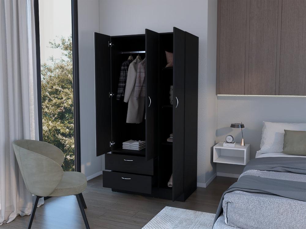 CLOSET RIVERS, WENGUE, CON TUBO PARA COLGAR PRENDAS ZF - Image 4