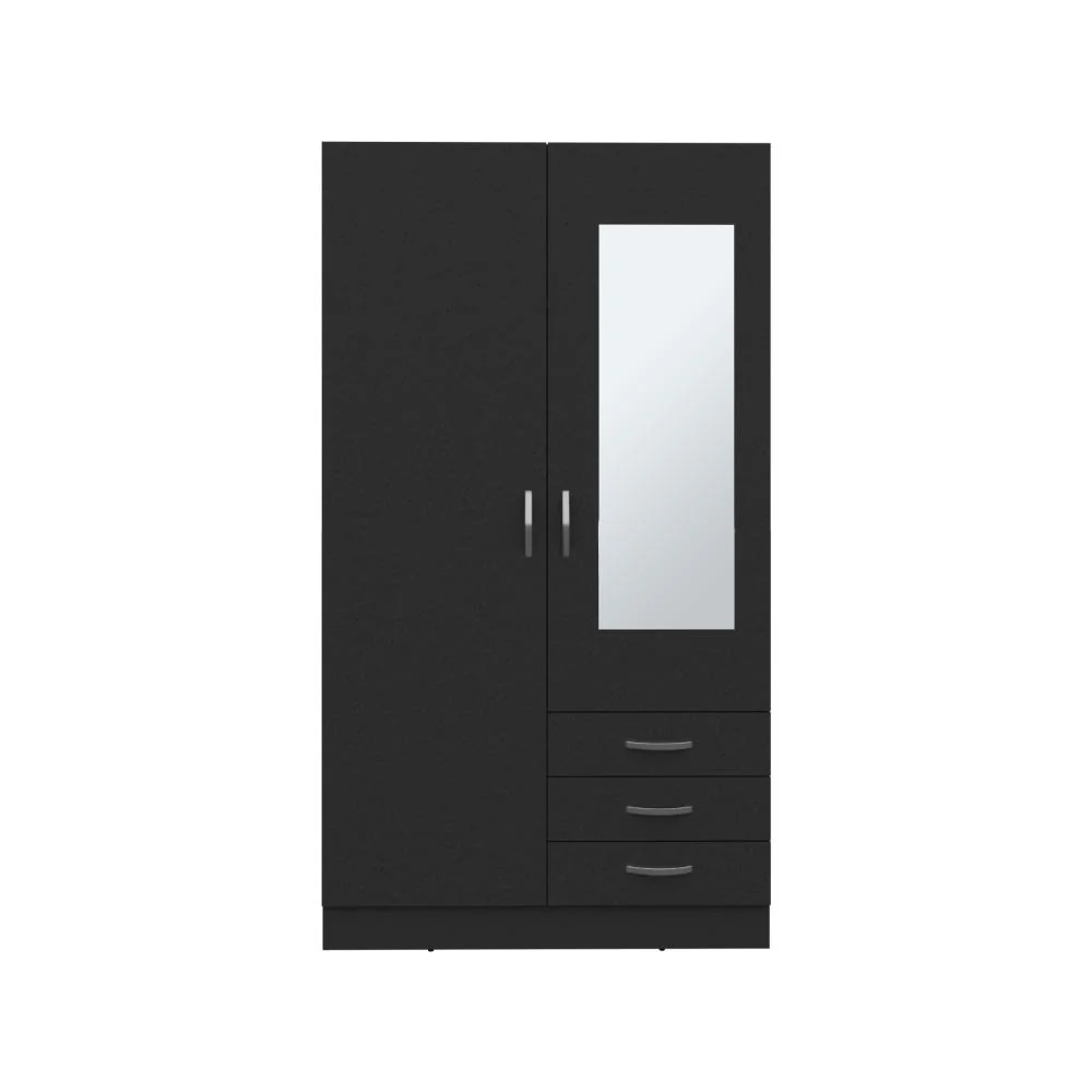 CLOSET SAMKA, WENGUE, CON DOS PUERTAS ABATIBLES Y TRES CAJONES - Image 3