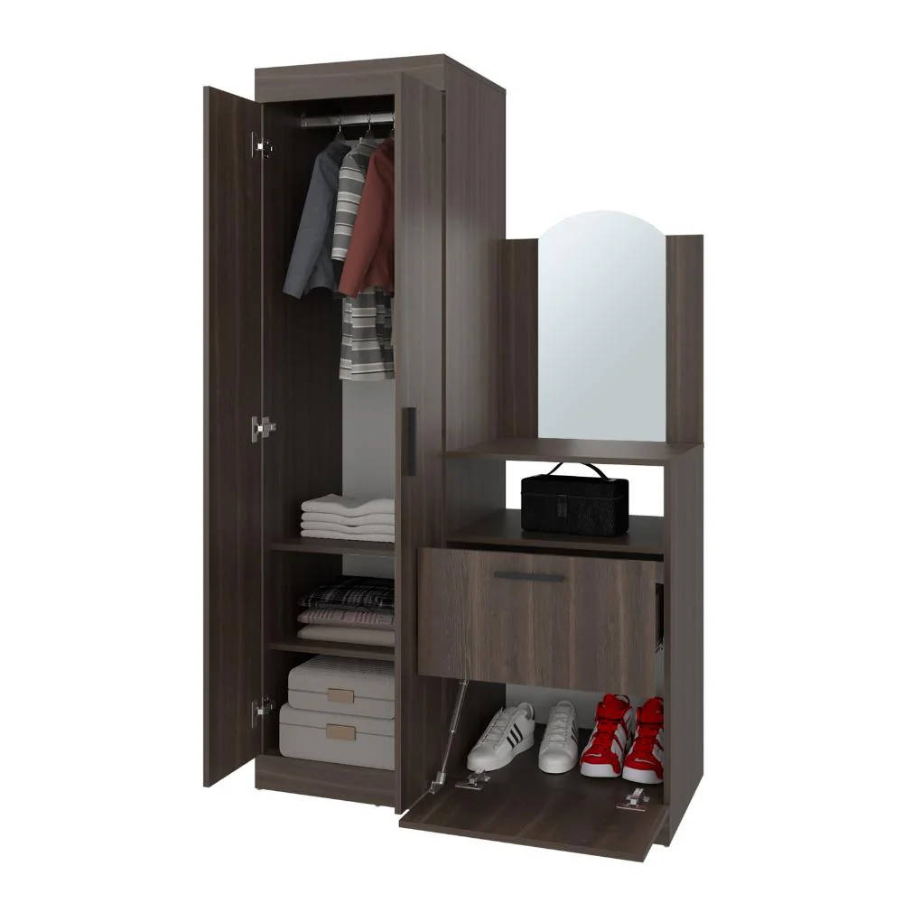 CLOSET TOCADOR PRAGA, MILAN, CON DISEÑO MODERNO INCLUYE ESPEJO - Image 2