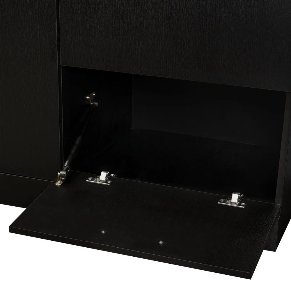 CLOSET TOCADOR PRAGA, WENGUE, CON DISEÑO MODERNO INCLUYE ESPEJO - Image 14