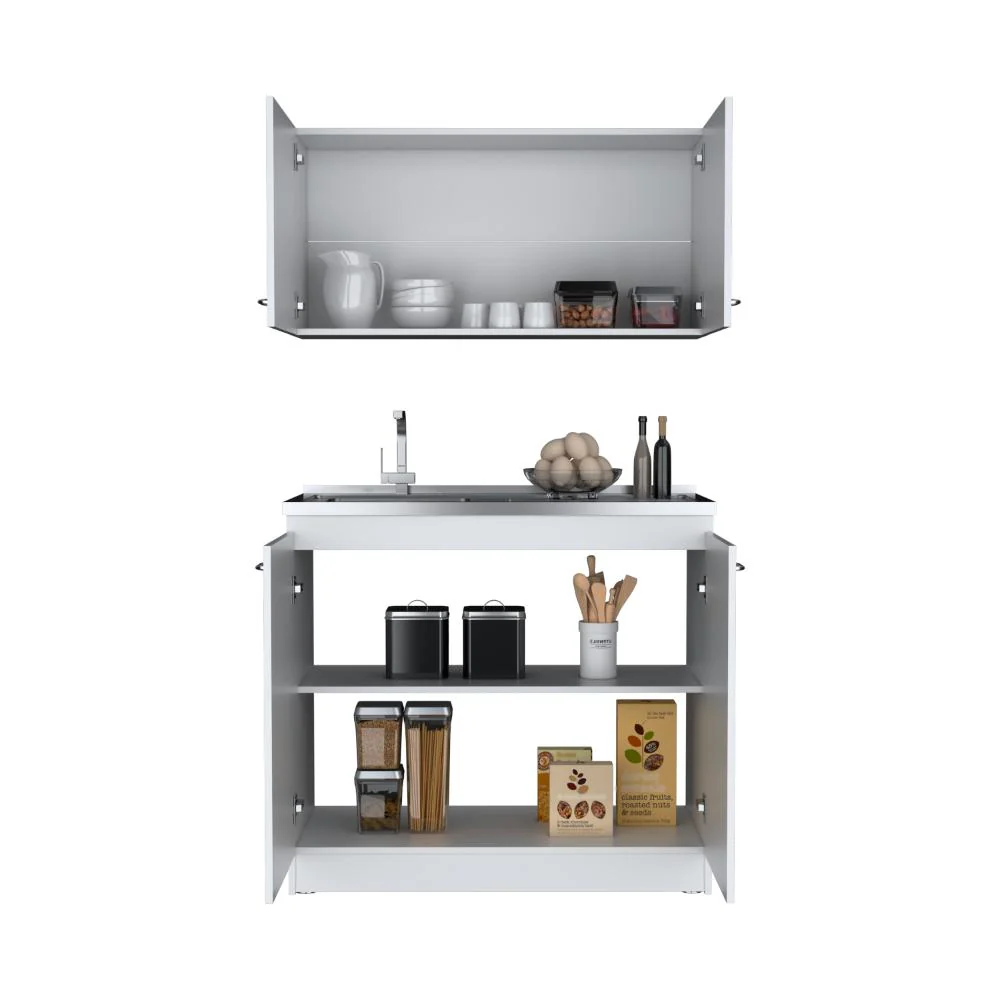 COCINA INTEGRAL CANTABRIA, BLANCO DUQUEZA, INCLUYE MESÓN IZQUIERDO ZF - Image 2