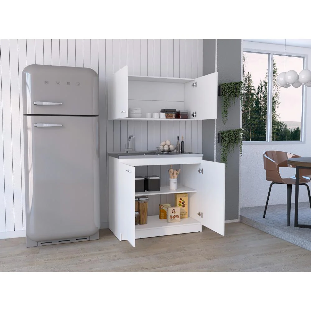 COCINA INTEGRAL CANTABRIA, BLANCO DUQUEZA, INCLUYE MESÓN IZQUIERDO ZF - Image 4