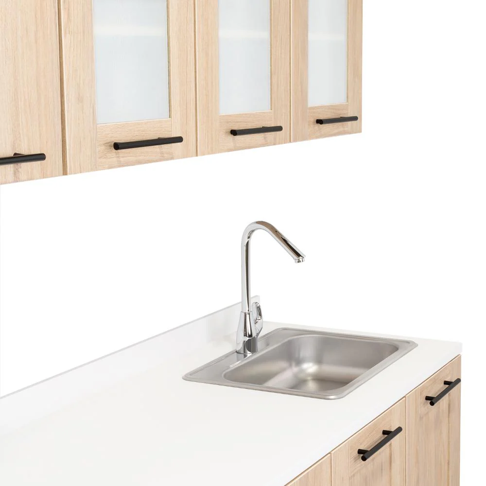 COCINA INTEGRAL ELICA, BEIGE, INCLUYE MESÓN DERECHO CON ESTUFA 4 PUESTOS A GAS + CAMPANA + HORNO - Image 19