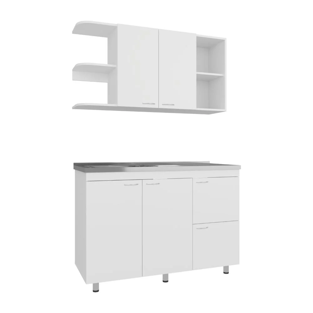 COCINA INTEGRAL GIOTTO 120, KRONOS BLANCO, INCLUYE MESÓN IZQUIERDO ZF - Image 5