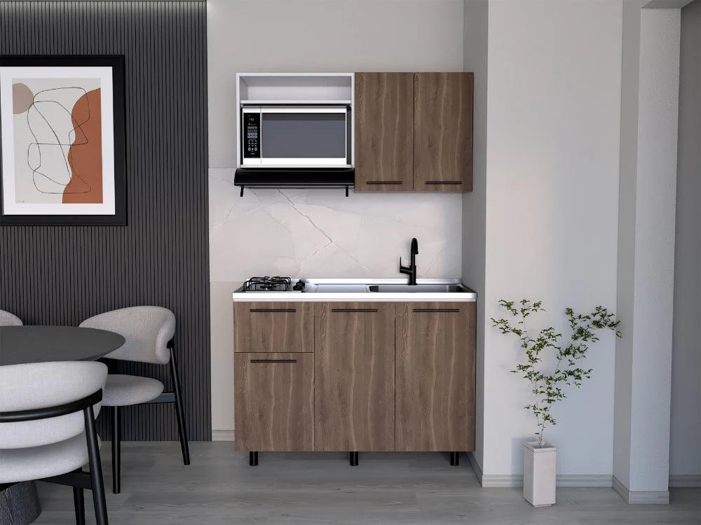 COCINA INTEGRAL PIRET, BLANCO DUQUEZA Y MILAN, INCLUYE MESÓN DERECHO SOCODA
