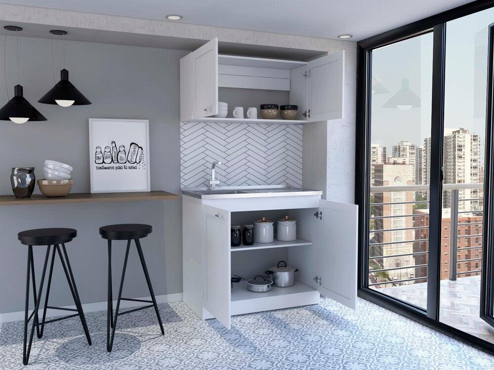 COCINA INTEGRAL TORONTO, BLANCO, INCLUYE MESÓN IZQUIERDO ZF - Image 3