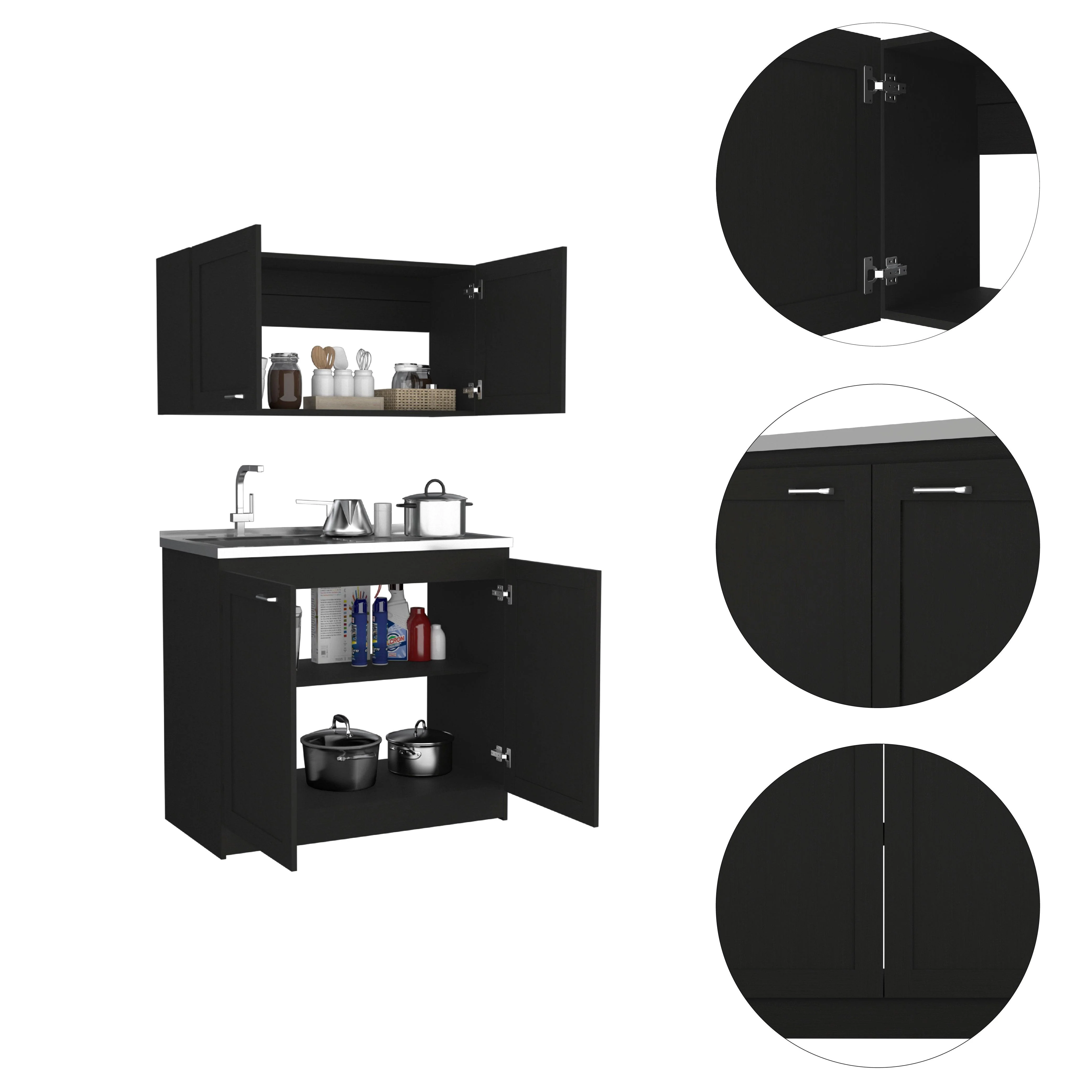 COCINA INTEGRAL TORONTO, WENGUE, INCLUYE MESÓN IZQUIERDO ZF - Image 7