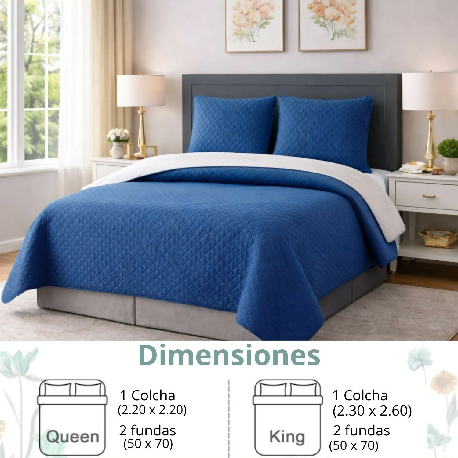 Colcha king doble faz - Image 28