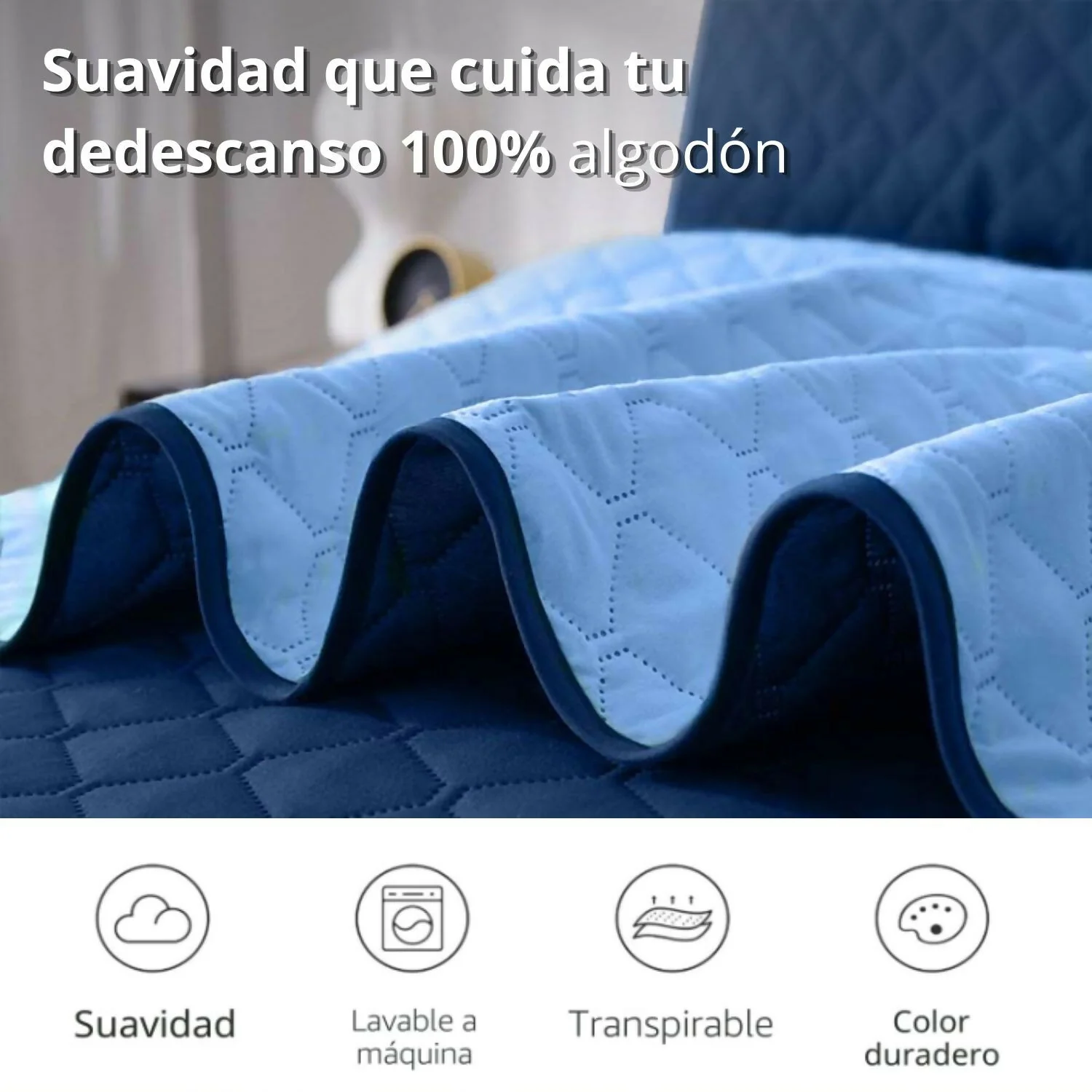 Colcha semidoble doble faz - Image 3