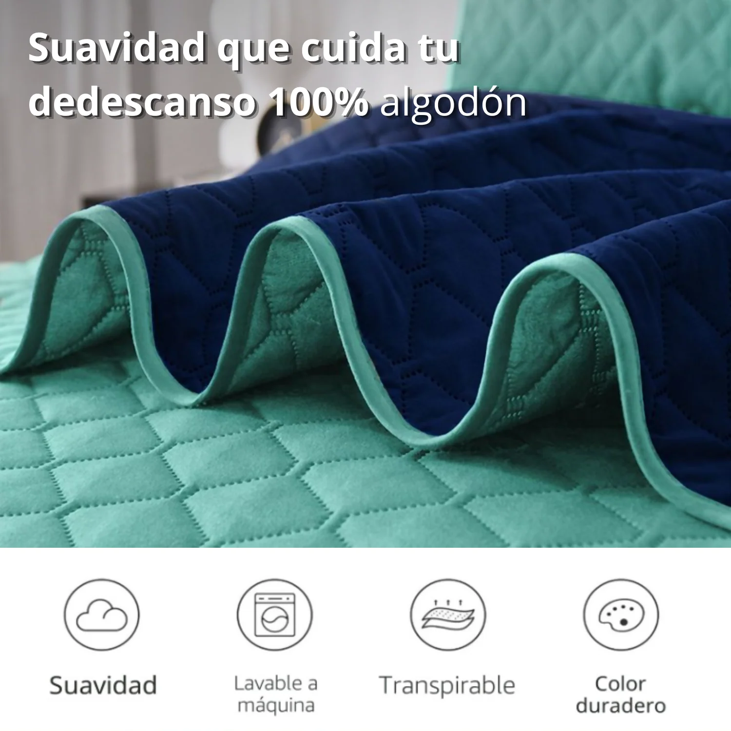Colcha semidoble doble faz - Image 62
