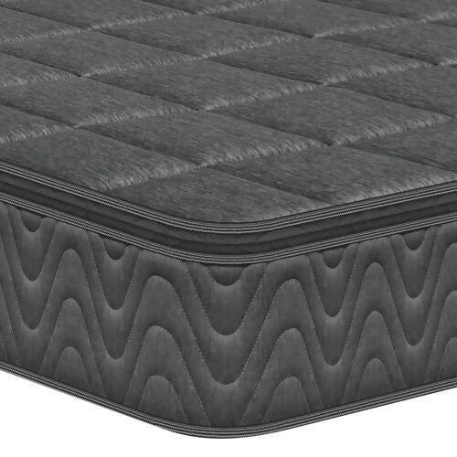 COLCHÓN ORTHOPACK BTU + BASE CAMA + ALMOHADA COLOR GRIS TELA COLOR BEIGE 200X200 KING - Image 4