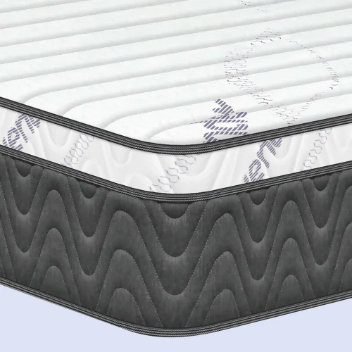 COLCHÓN ROLLPACK EURO U BANDA GRIS 160X190 QUEEN TELA LAVANDA - Image 2