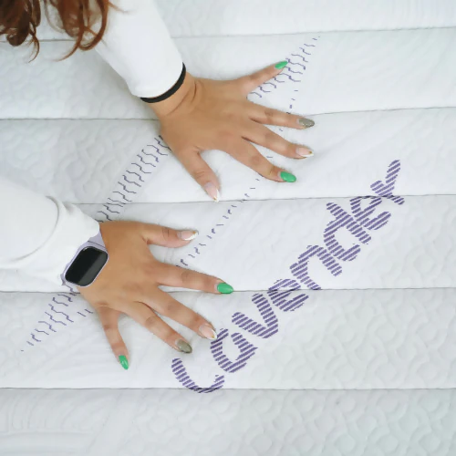 COLCHÓN ROLLPACK EURO U BANDA GRIS 160X190 QUEEN TELA LAVANDA - Image 6