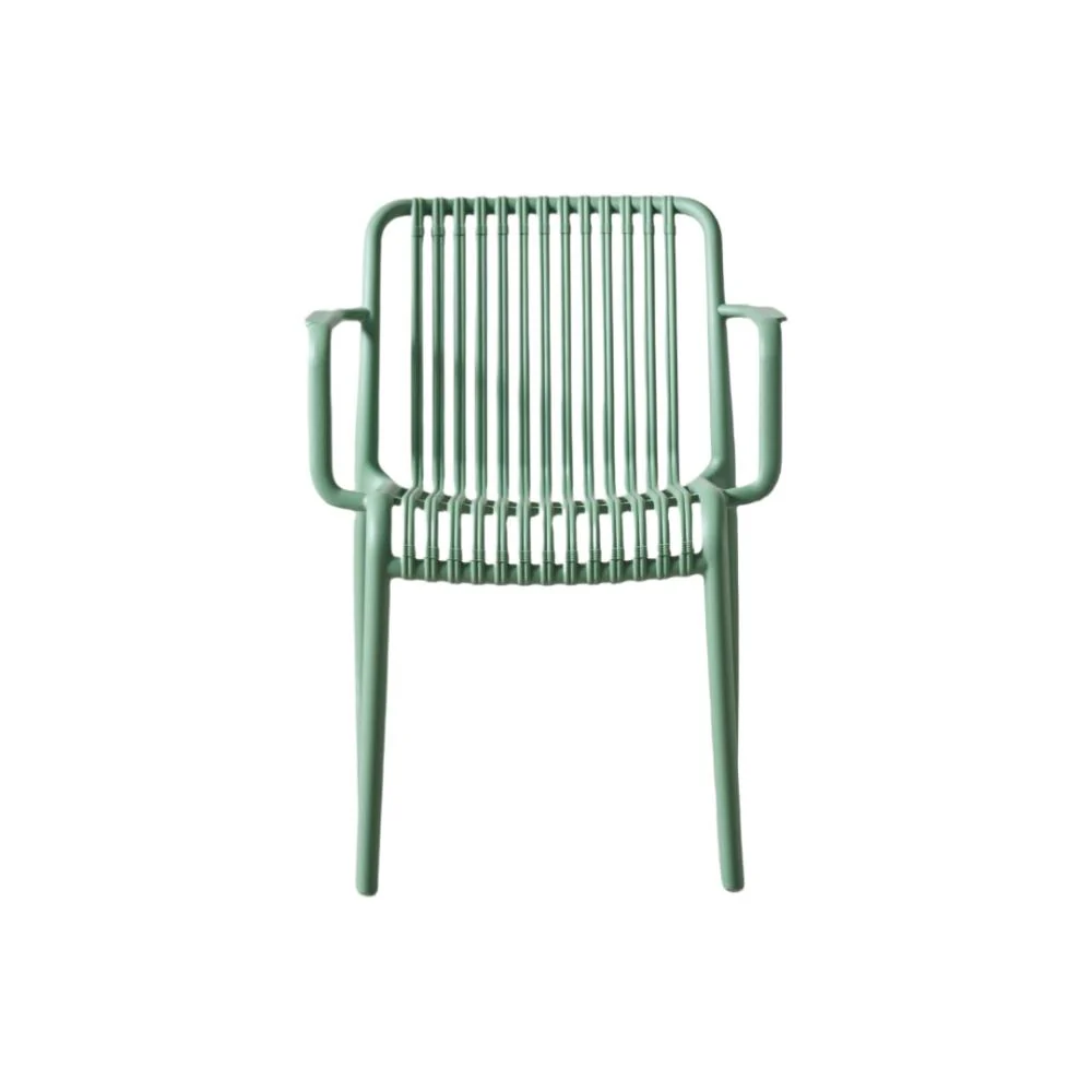 COMBO DOS SILLA TERRA CON BRAZOS, COLOR VERDE OLIVO Y NEGRO - Image 6
