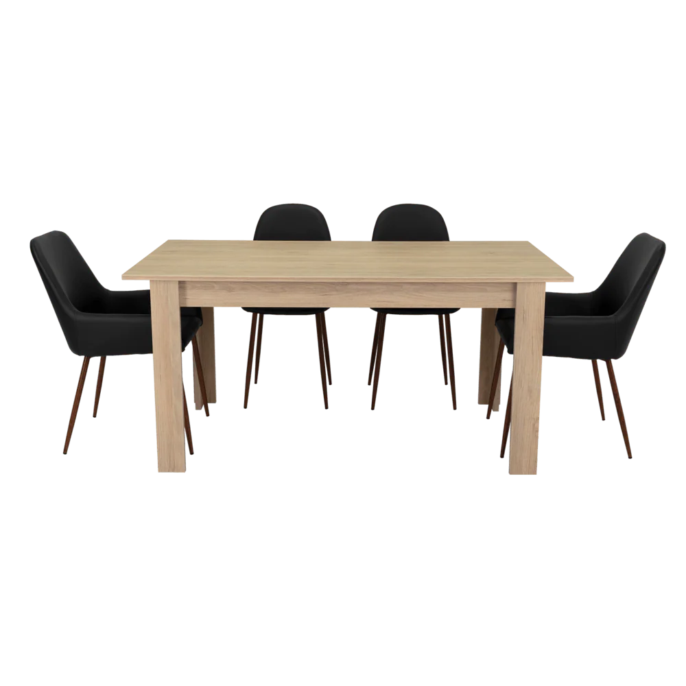 COMBO COMEDOR LIMEA, BEIGE, WENGUE Y CAFÉ CLARO, INCLUYE COMEDOR Y 6 SILLAS - Image 7