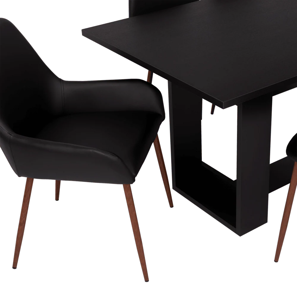 COMBO COMEDOR SATURA, WENGUE Y CAFÉ CLARO, INCLUYE COMEDOR Y 6 SILLAS - Image 13