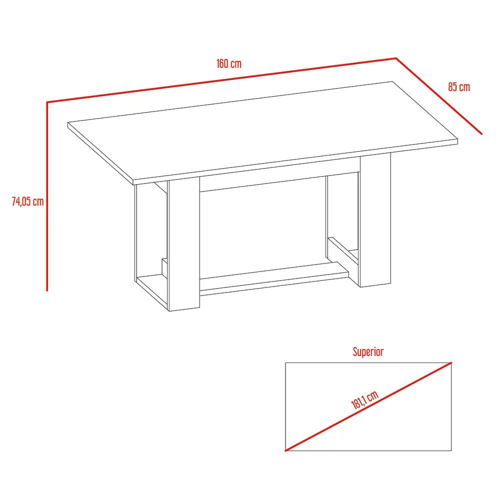 COMBO COMEDOR SATURA, WENGUE Y CAFÉ CLARO, INCLUYE COMEDOR Y 6 SILLAS - Image 15