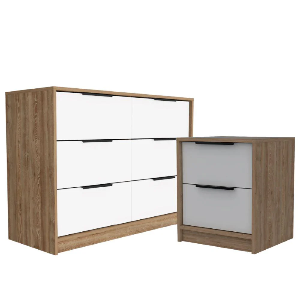 COMBO PARA HABITACIÓN DRANK, INCLUYE ORGANIZADOR Y MESA DE NOCHE