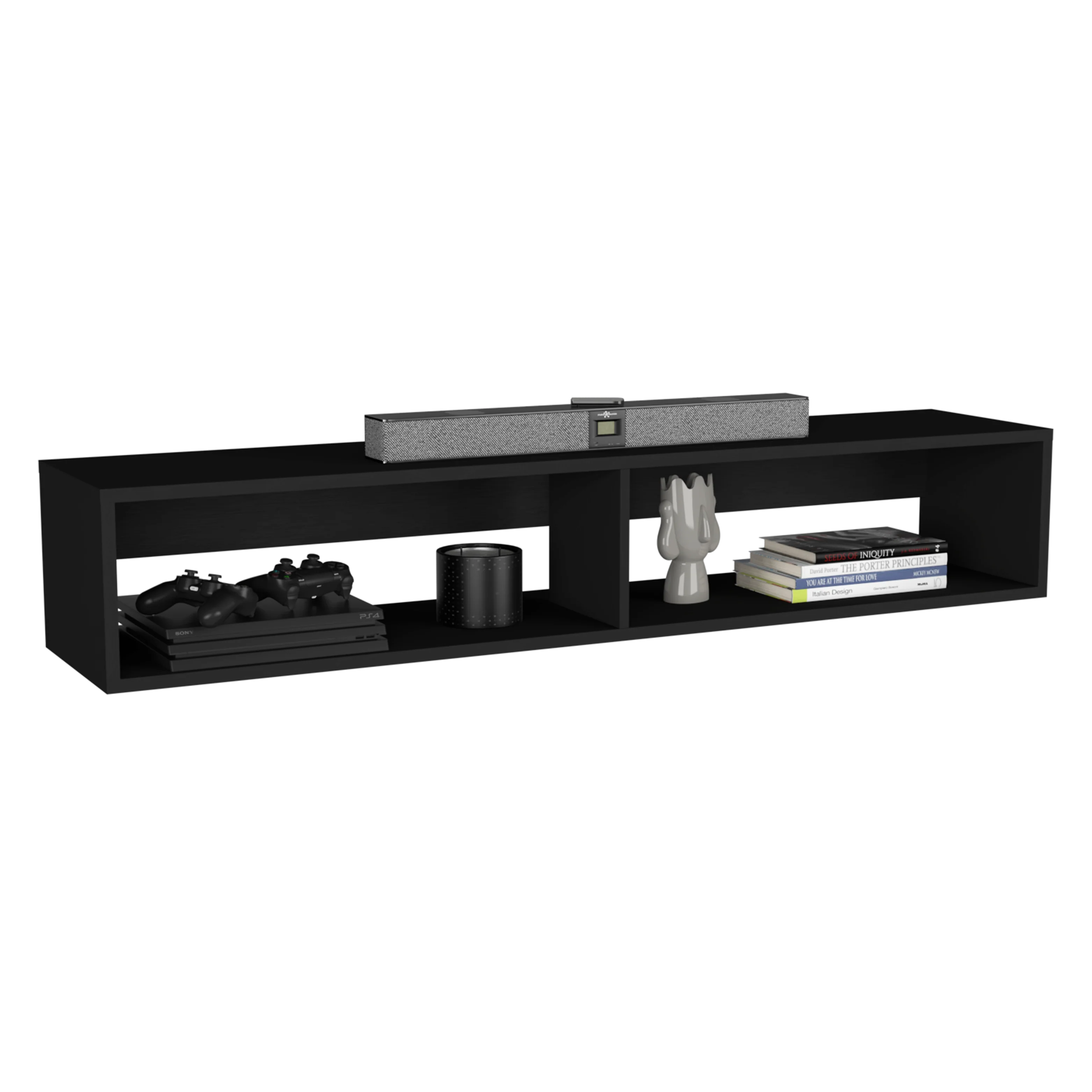 Combo Esencial, Incluye Barra de Sonido y Repisa Flotante para TV - Image 12
