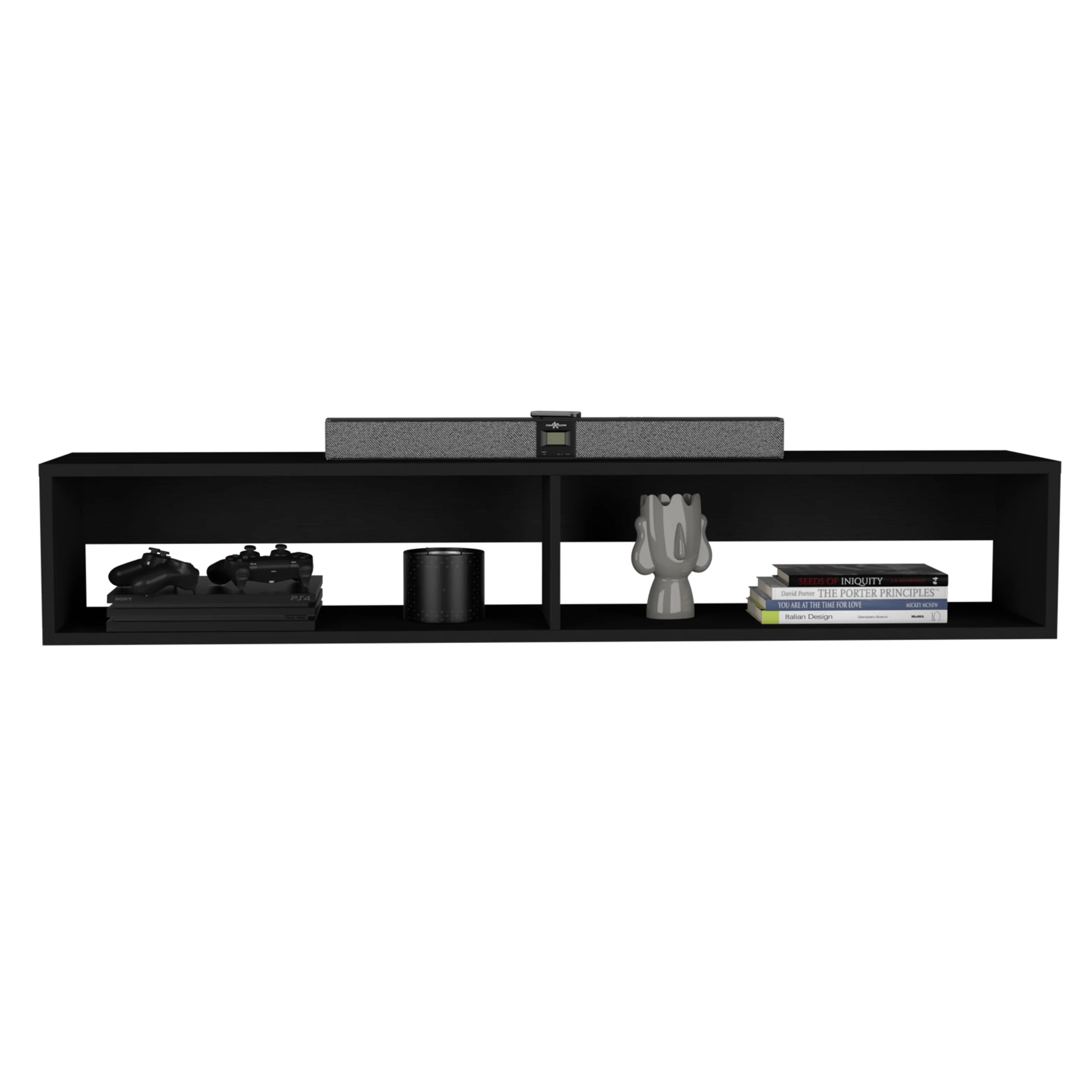 Combo Esencial, Incluye Barra de Sonido y Repisa Flotante para TV - Image 13