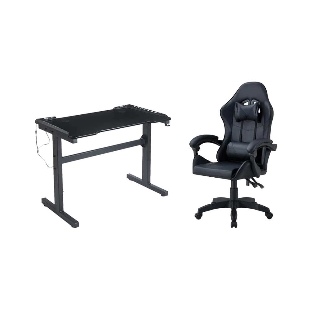 COMBO GAMER RAGE, INCLUYE ESCRITORIO Y SILLA GAMER