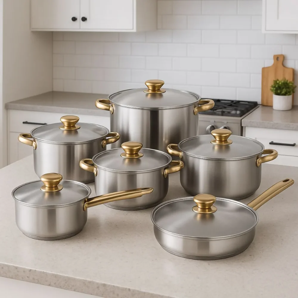 COMBO JUEGO OLLAS BATERÍA DE COCINA