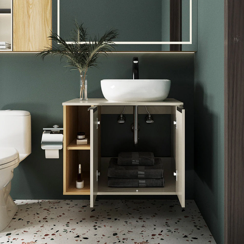 COMBO LAVAMANOS SUNS, CAPRI Y FRESNO EUROPEO, INCLUYE LAVAMANOS EN PORCELANA SANITARIA Y GRIFERIA CASCADE  ALTA NEGRA - Image 2