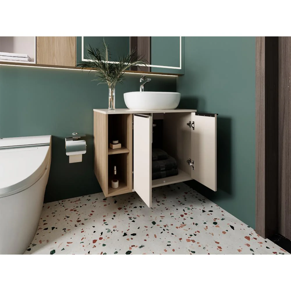 Combo Lavamanos Suns II, Capri y Fresno Europeo, Incluye Lavamanos en Porcelana Sanitaria y Griferia - Image 17