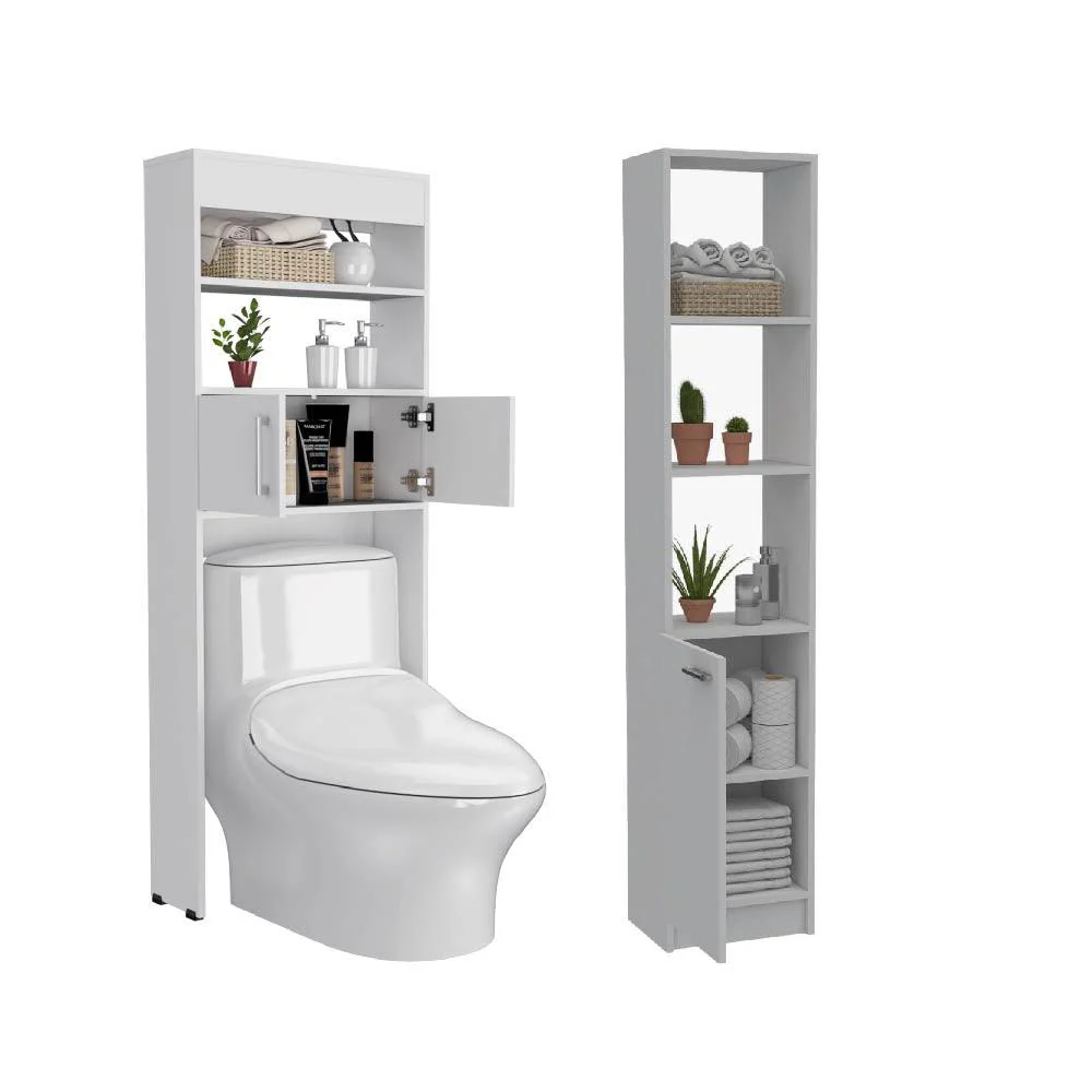 COMBO PARA BAÑO ARBOREA, INCLUYE GABINETE Y MUEBLE ESQUINERO