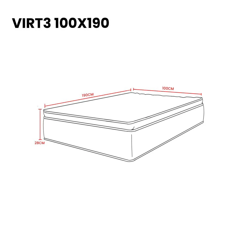 COMBO PARA HABITACIÓN ALPHA, INCLUYE CAMA SENCILLA Y COLCHÓN - Image 8