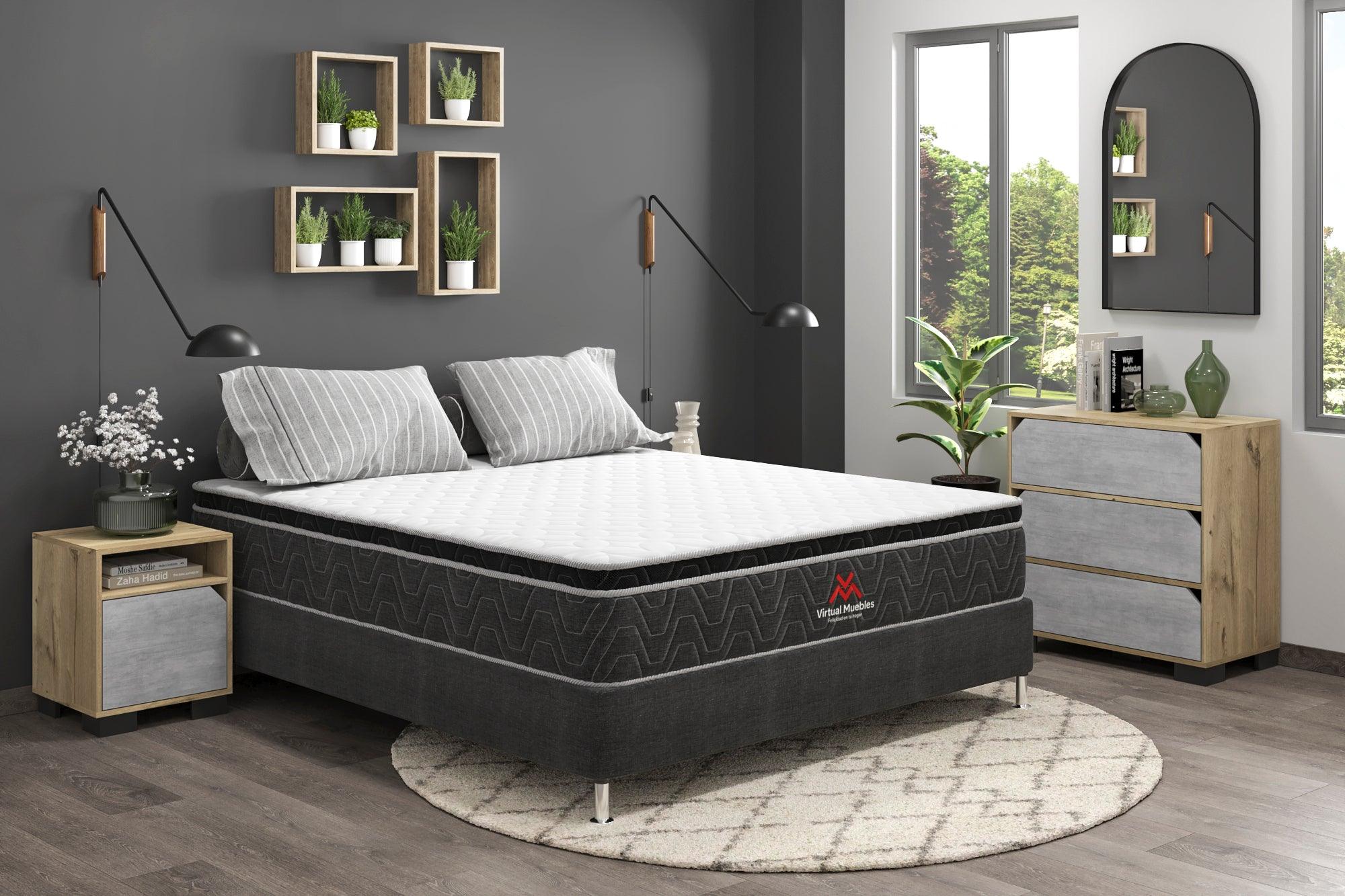 COMBO ATLANTIS DE CAMA Y COLCHON QUEEN PARA HABITACIÓN - Image 7