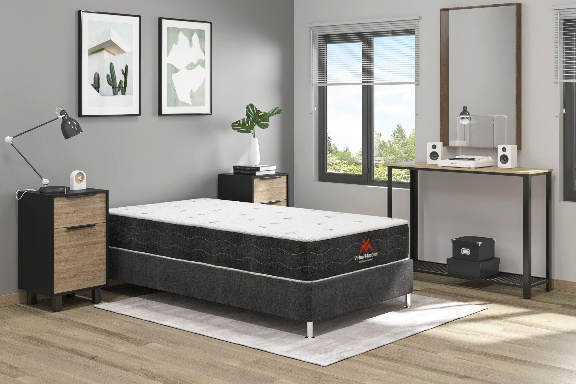 COMBO BENTOR DE CAMA Y COLCHON SENCILLO PARA HABITACIÓN - Image 5