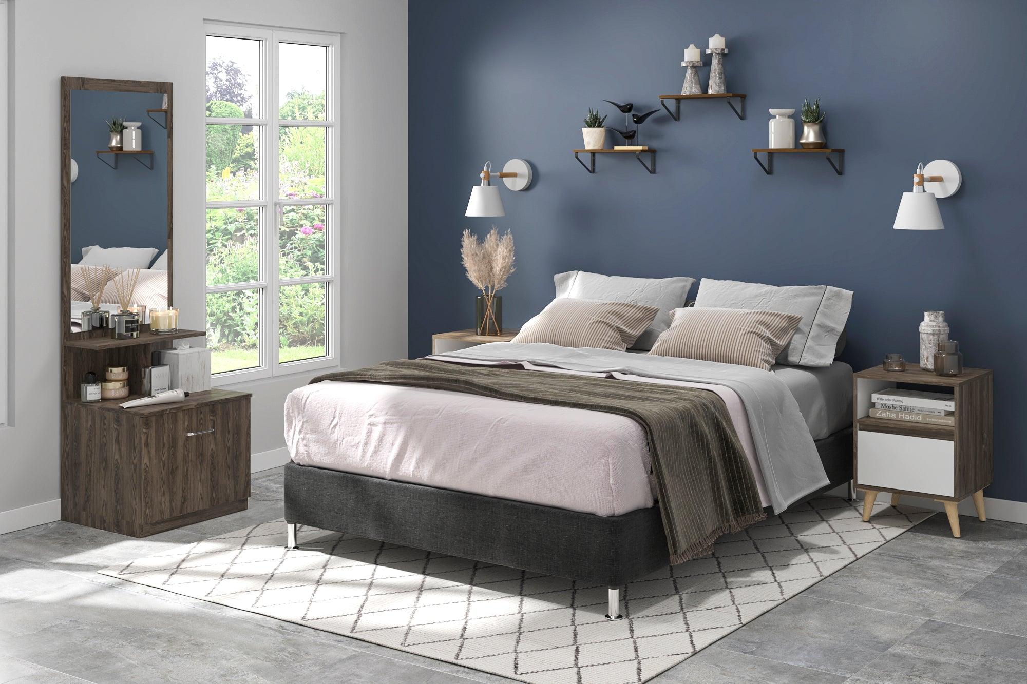 COMBO PARA HABITACIÓN FENIX, INCLUYE CAMA DOBLE Y COLCHÓN - Image 8