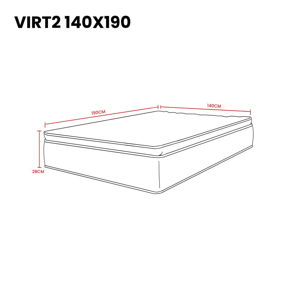 COMBO PARA HABITACIÓN FENIX, INCLUYE CAMA DOBLE Y COLCHÓN - Image 9