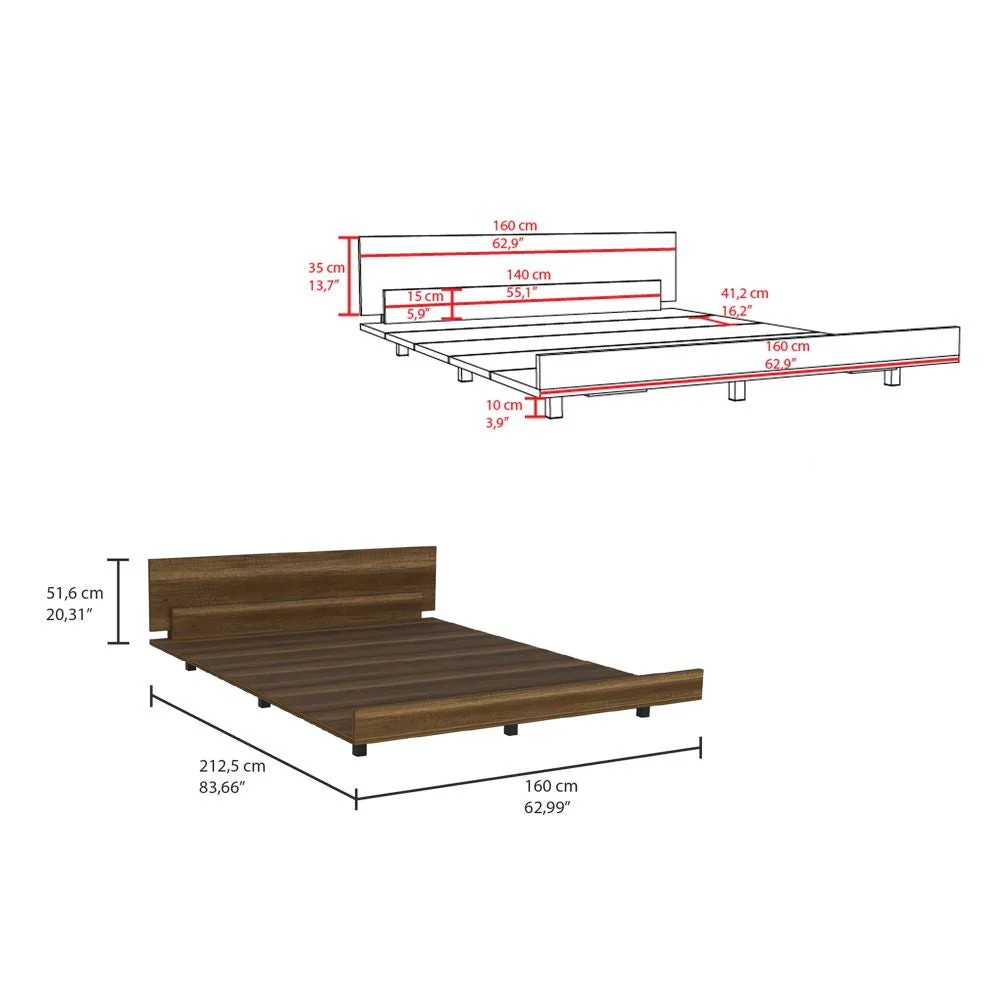 COMBO PARA HABITACIÓN GAMMA, INCLUYE CAMA QUEEN Y COLCHÓN - Image 4