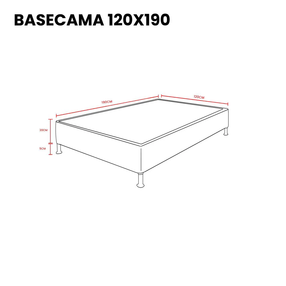 COMBO PARA HABITACIÓN JIANG, INCLUYE BASE CAMA SEMIDOBLE, COLCHÓN Y PROTECTOR - Image 11