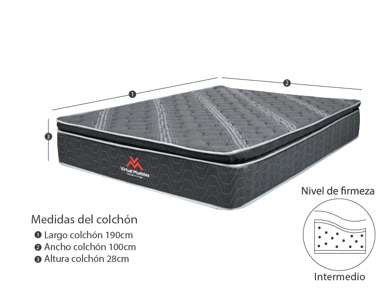 COMBO JOEDI DE CAMA Y COLCHON SENCILLO PARA HABITACIÓN - Image 6
