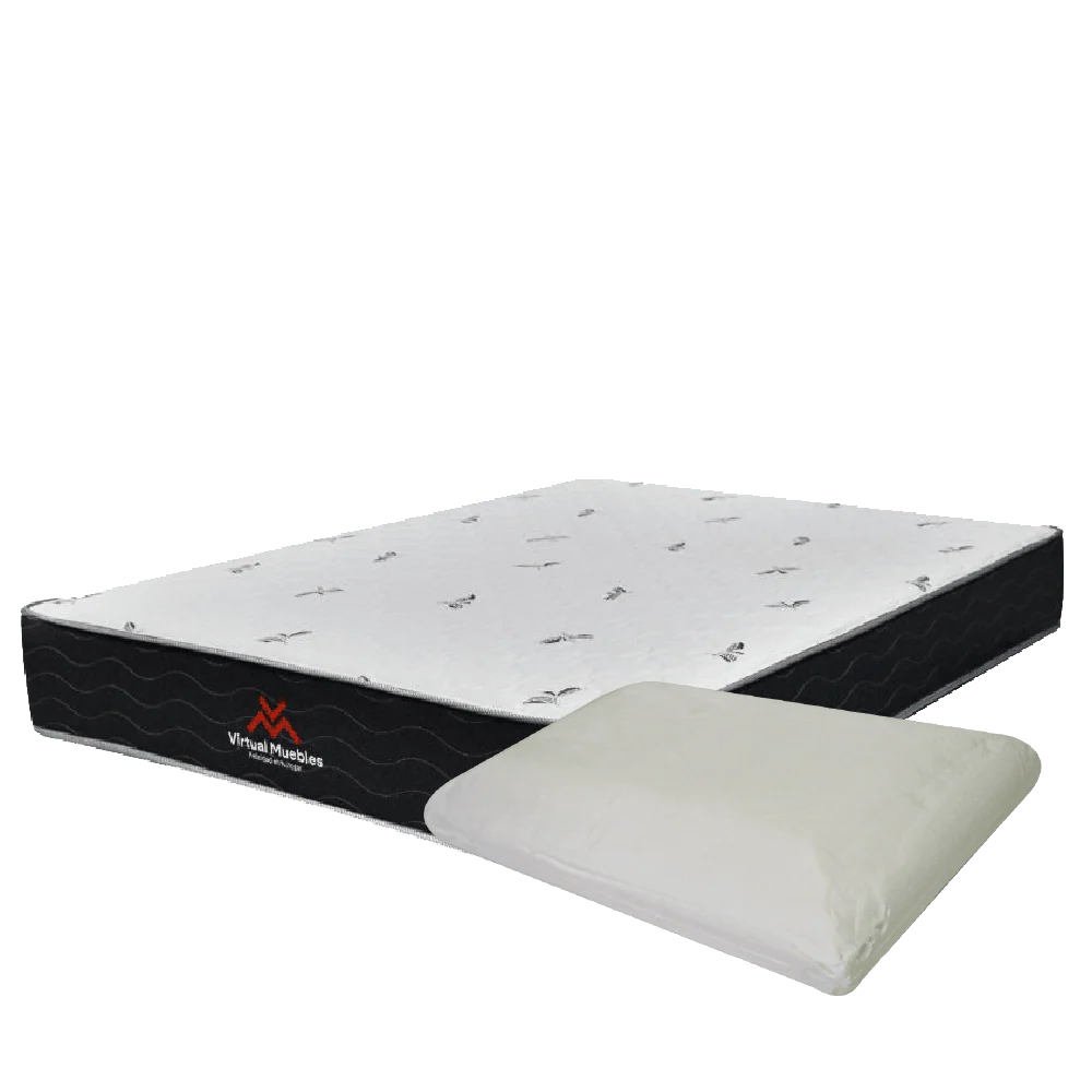COMBO PARA HABITACIÓN TERAMO, INCLUYE COLCHÓN Y ALMOHADA