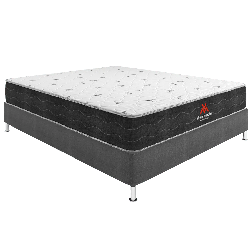 COMBO PARA HABITACIÓN THOR, INCLUYE CAMA QUEEN Y COLCHÓN