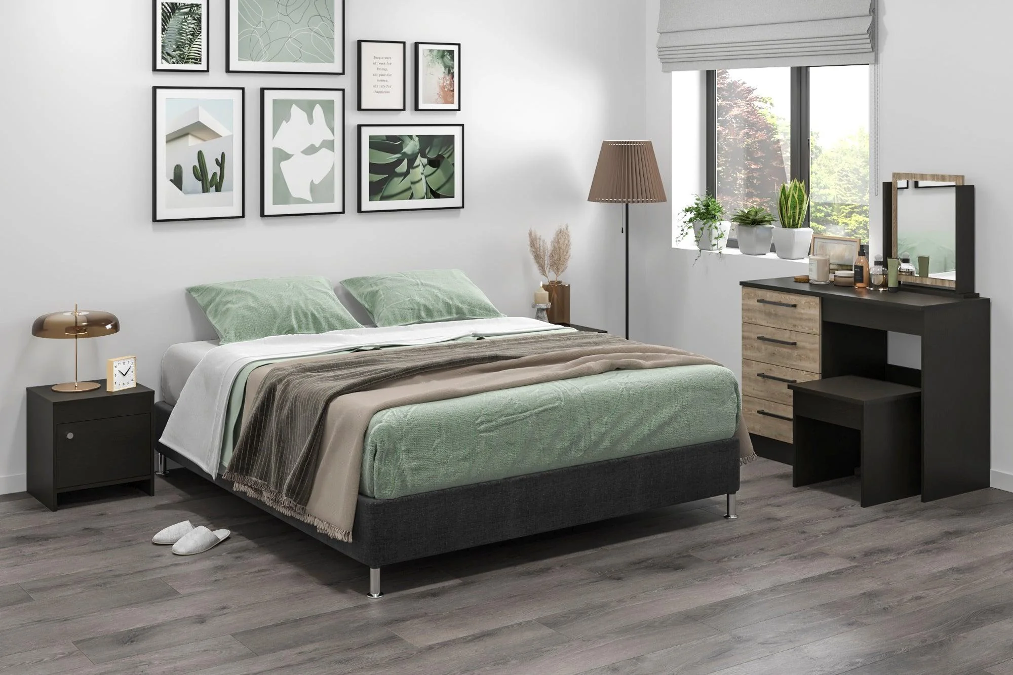 COMBO PARA HABITACIÓN THOR, INCLUYE CAMA QUEEN Y COLCHÓN - Image 7