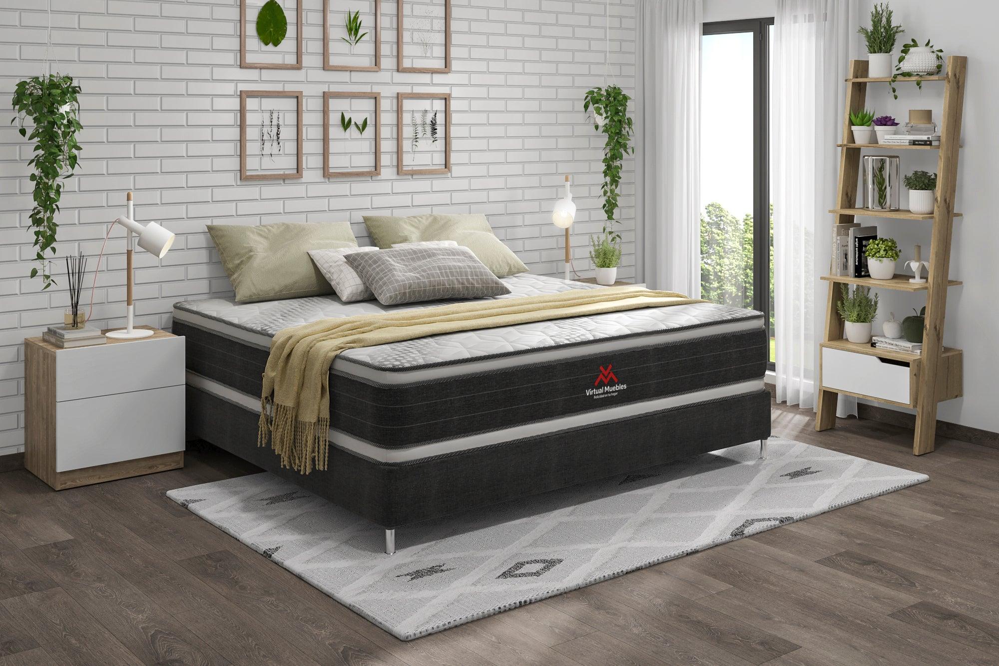 COMBO PARA HABITACIÓN TROY, INCLUYE BASE CAMA PRESIDENCIAL, COLCHÓN  Y PROTECTOR - Image 9