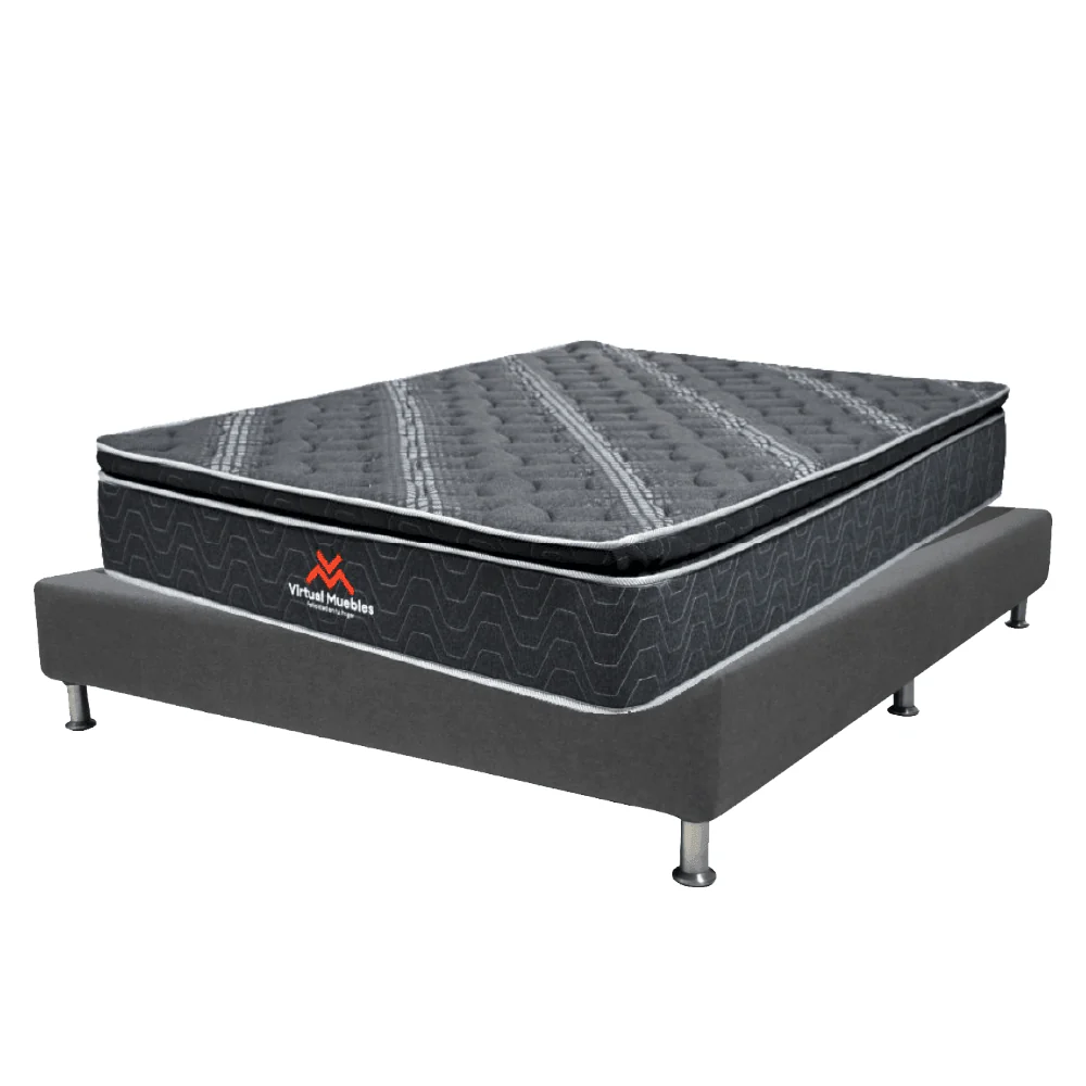 COMBO PARA HABITACIÓN UNAX, INCLUYE BASE CAMA PRESIDENCIAL Y COLCHÓN