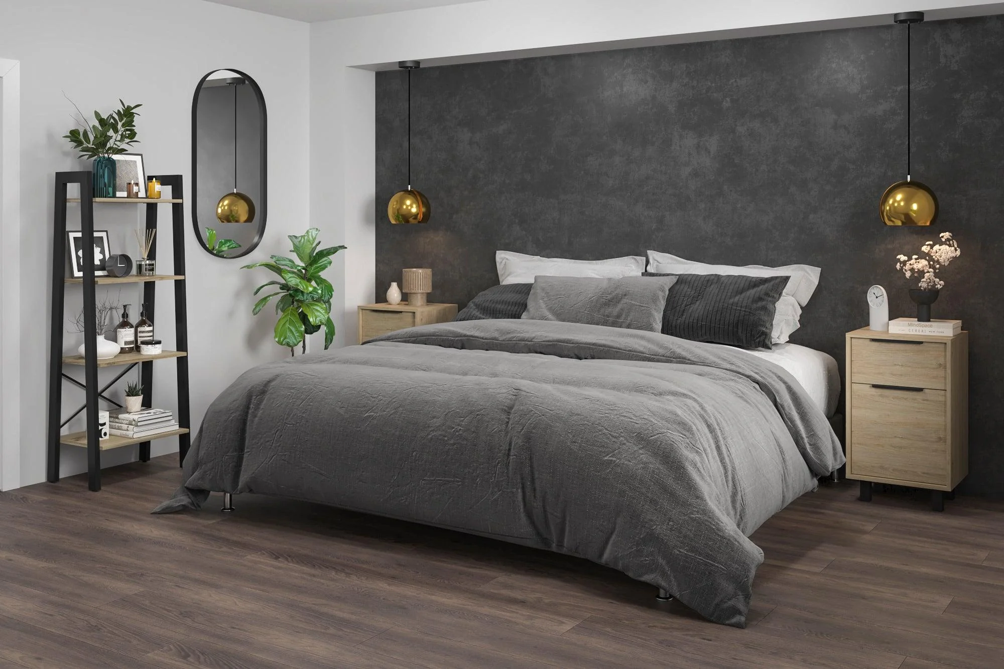 COMBO PARA HABITACIÓN VASCO, INCLUYE BASE CAMA PRESIDENCIAL, COLCHÓN Y PROTECTOR - Image 9