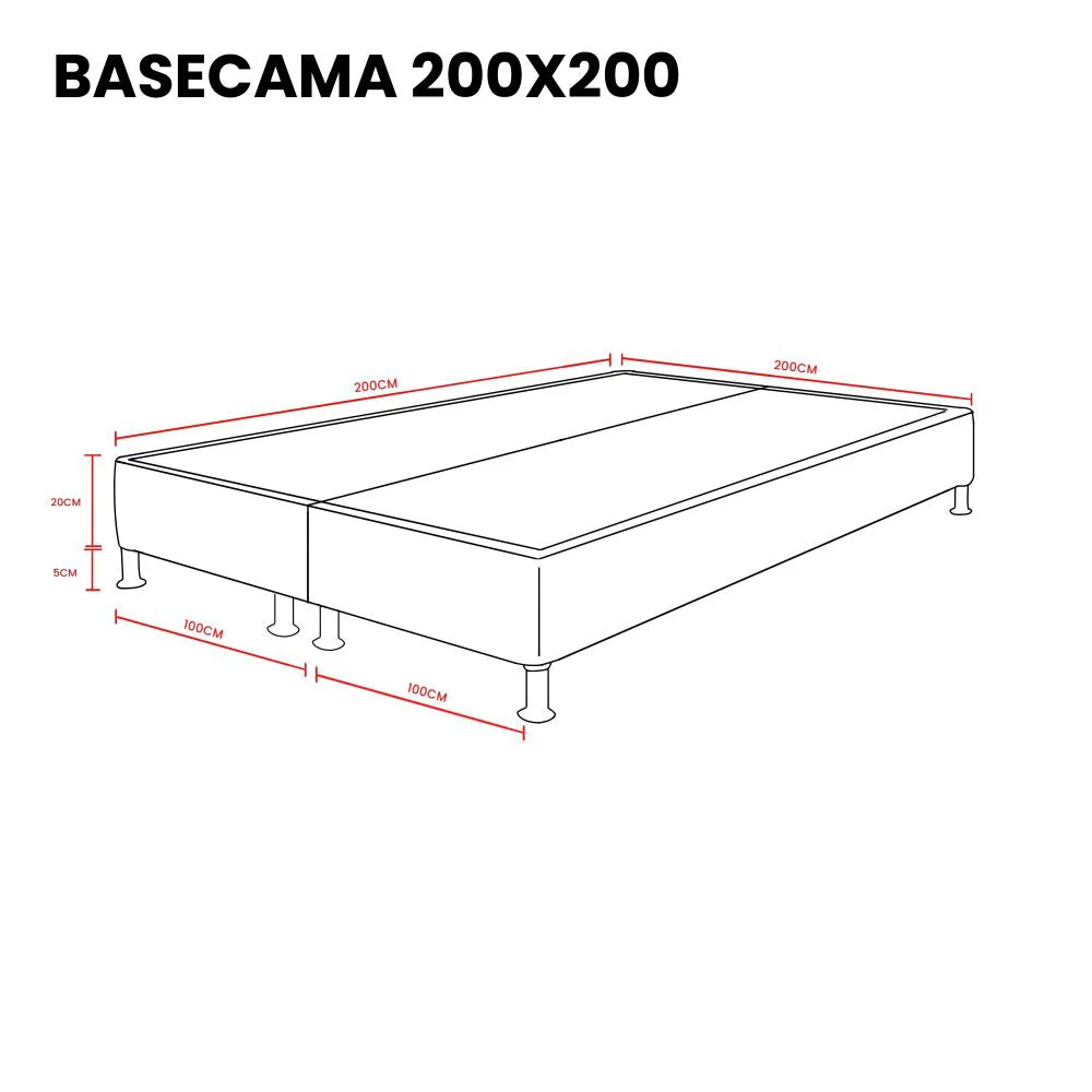 COMBO PARA HABITACIÓN WALLY, INCLUYE BASE CAMA PRESIDENCIAL Y COLCHÓN - Image 9