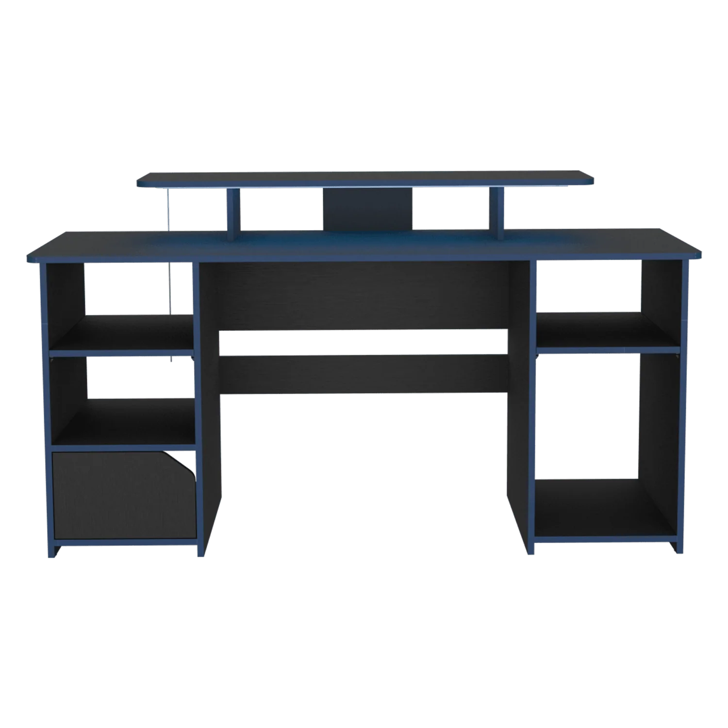 COMBO PARA OFICINA BEL, AZUL Y NEGRO, INCLUYE SILLA Y ESCRITORIO GAMER - Image 6