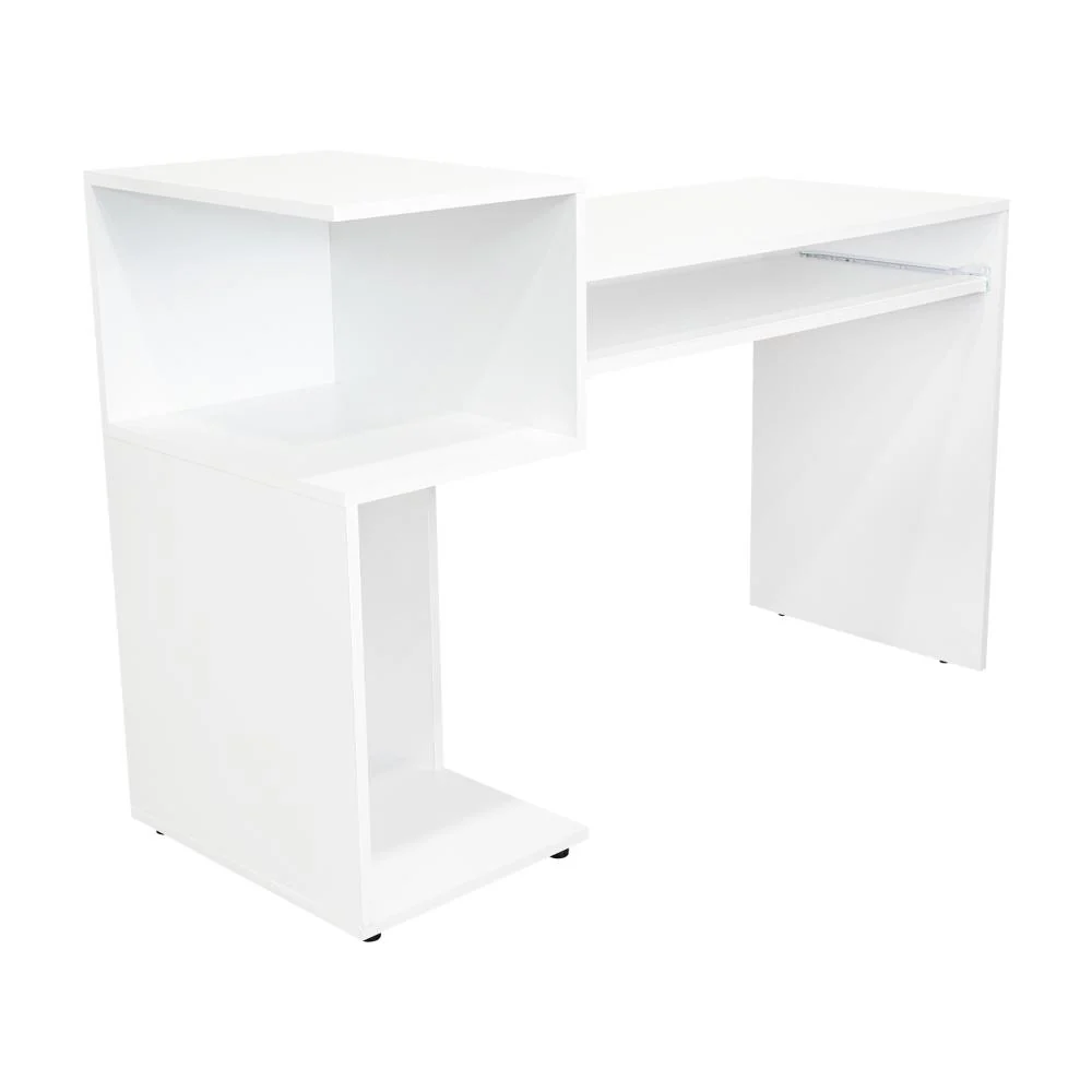 COMBO PARA OFICINA IZAN, BLANCO, INCLUYE ESCRITORIO Y BIBLIOTECA - Image 4